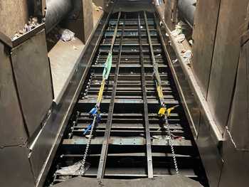 Chain conveyor inspection