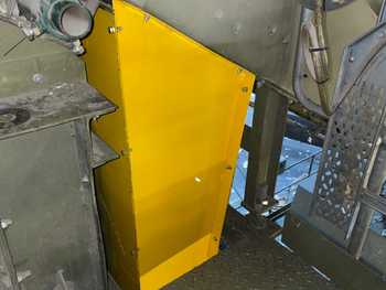 Completed chute fabrication