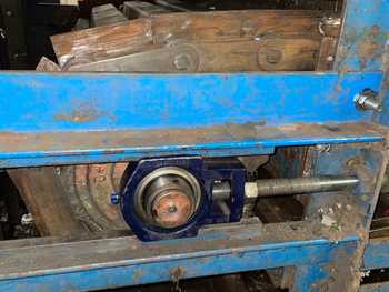 Loading hopper bearings replaced